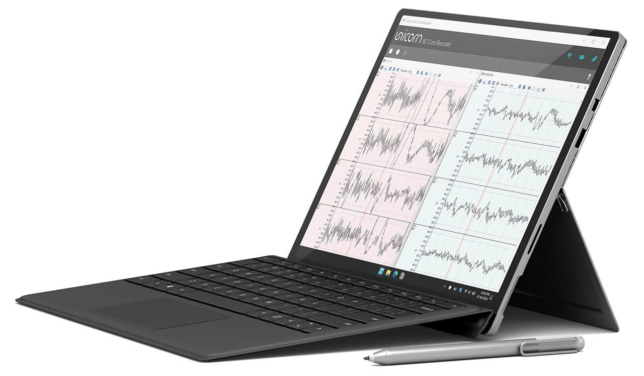 EEG signals in g.HIsys on a tablet