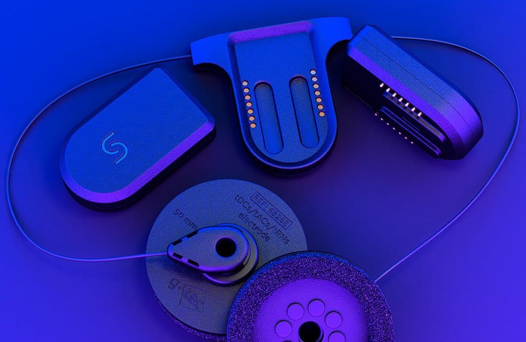 The Unicorn tDCS Core-2 stimulator, base station and electrodes