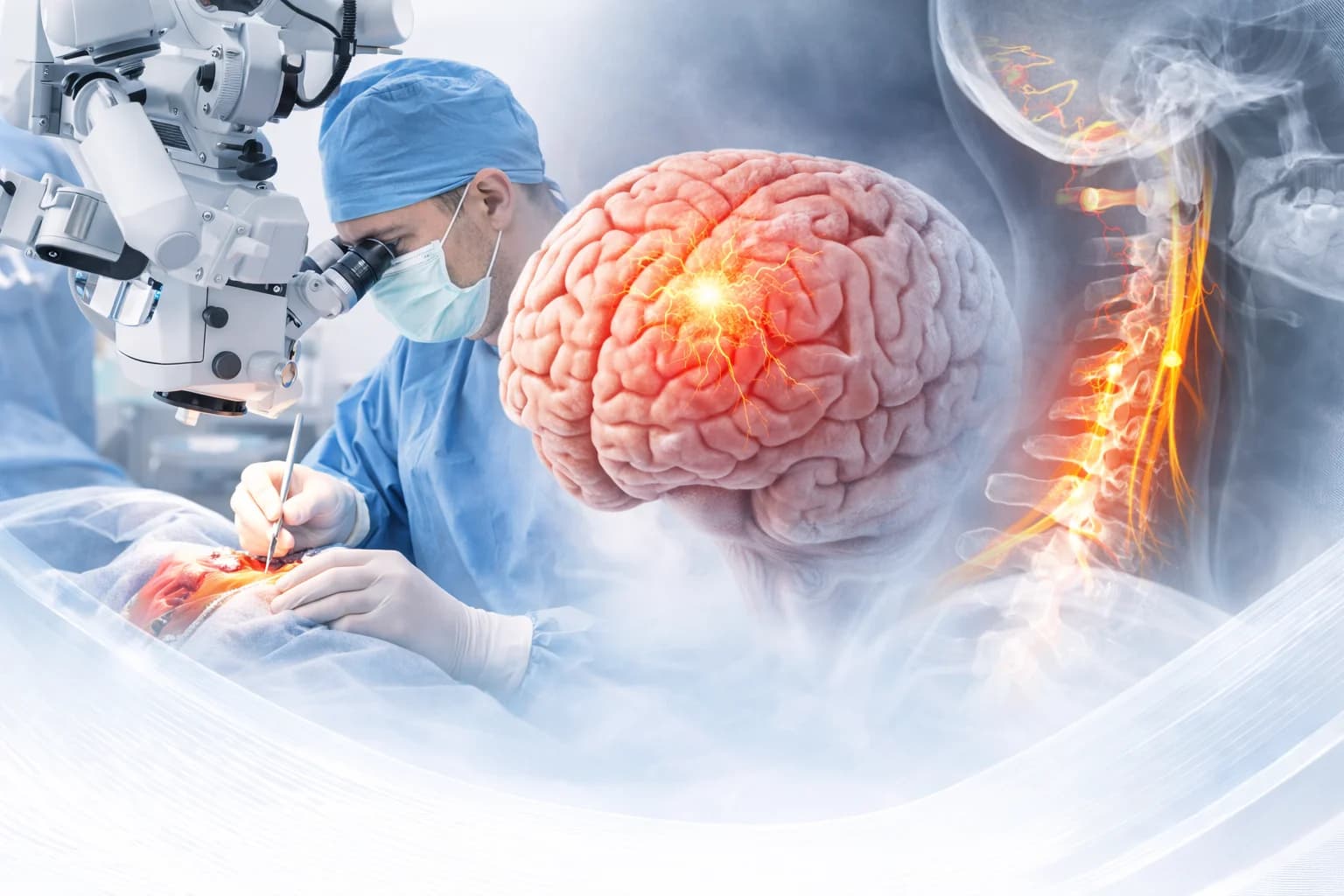 Neurosurgery · Illustrative application image