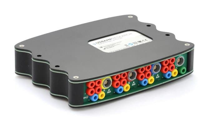 The g.USBamp Research amplifier: electrode inputs in four groups